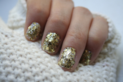 Fall Nail Art Gilded