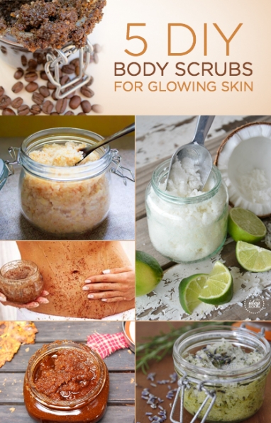 5 DIY Body Scrubs For Glowing Skin